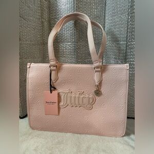 New!! Juicy Couture full sized tote blush pink